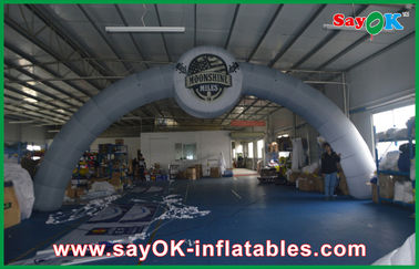 Inflatable Arch Rental White  Hangout  Inflatable Entrance Advertising Arch / Inflatable Arch Rental With Oxford Cloth