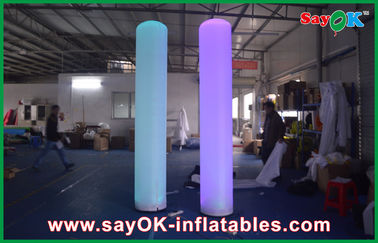 3m High  Led Light Inflatable Yard Decorations Wedding Use Green