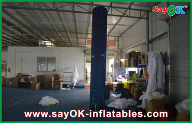 4m Decoration / Advertising Inflatable Columns With 500w Bulbs  Hangout