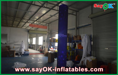 4m Decoration / Advertising Inflatable Columns With 500w Bulbs  Hangout