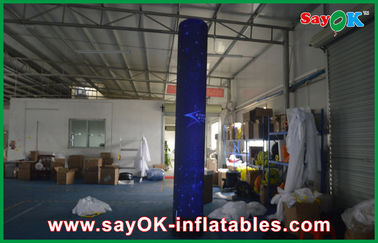 4m Decoration / Advertising Inflatable Columns With 500w Bulbs  Hangout