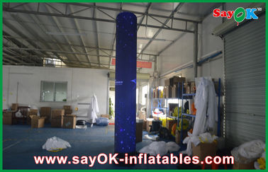 4m Decoration / Advertising Inflatable Columns With 500w Bulbs  Hangout