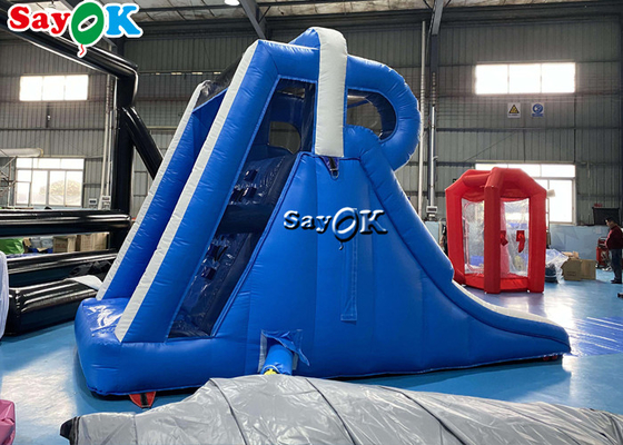 Small Inflatable Slide Wet And Dry Slide Anti Ruptured Logo Printing Outdoor Inflatable Water Slides