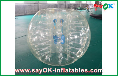 Inflatable Garden Games Customize TPU Body Zorbing Ball Inflatable Soccer Balls 1.5m Printing