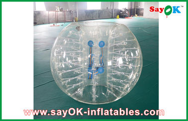 Inflatable Garden Games Customize TPU Body Zorbing Ball Inflatable Soccer Balls 1.5m Printing