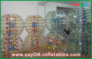 Inflatable Obstacle Course Kids Inflatable Sports Games Soccer Bubble Ball Human Sized