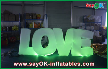 Giant Letter Lighted Love Sign Number For Advertisement / Party