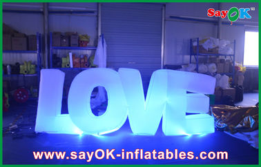 Giant Letter Lighted Love Sign Number For Advertisement / Party