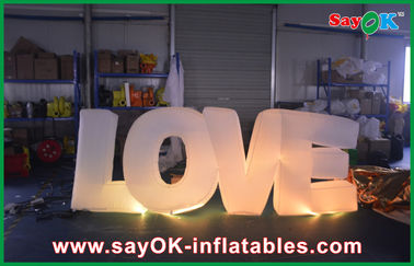 Giant Letter Lighted Love Sign Number For Advertisement / Party