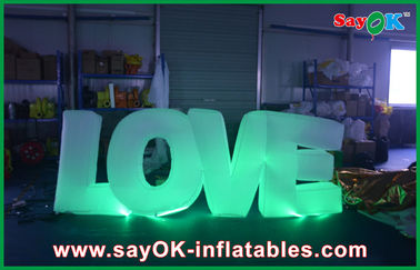 Giant Letter Lighted Love Sign Number For Advertisement / Party