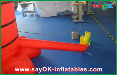 4m Oxford Clothes Red Custom Inflatable Products Model Langouste Figure For Advertisement