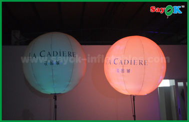 1.5m Led Stand Balloon Inflatable Lighting Decoration For Advertising