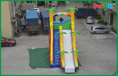 Large Inflatable Slide Promo Custom Double Giant Bouncy Slide Jump And Inflatable Water Slide Park