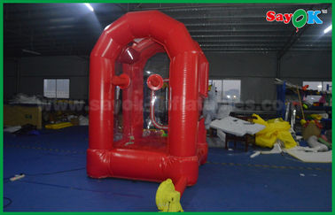 Inflatable Party Decorations Durable Inflatable Money Booth Box Machine For Promotion / Advertising