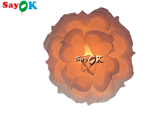 1m 3ft Inflatable Lighting Decoration Hanging Rose Flower For Stage Showing Decoration