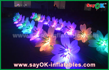 Customize Lighting Decoration Inflatable Flower Chain Used Wedding