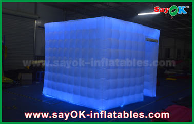 Inflatable Photo Booth Rental Oxford Clothes One Door Led Strip Inflatable Photo Booth Enclosure Kiosk