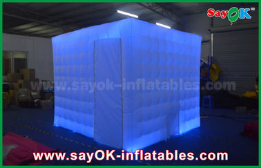 Inflatable Photo Booth Rental Oxford Clothes One Door Led Strip Inflatable Photo Booth Enclosure Kiosk