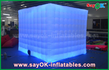 Inflatable Photo Booth Rental Oxford Clothes One Door Led Strip Inflatable Photo Booth Enclosure Kiosk