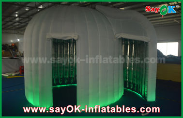 Advertising Booth Displays Wedding Led Spray Inflatable Booth For Sale , Two Years Warranty