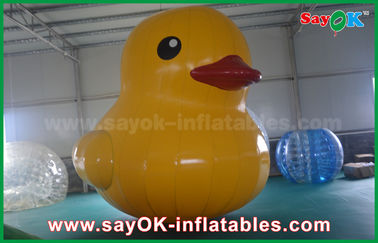 Adorable Pvc Material 5m Custom Inflatable Products Model Inflatable Yellow Duck