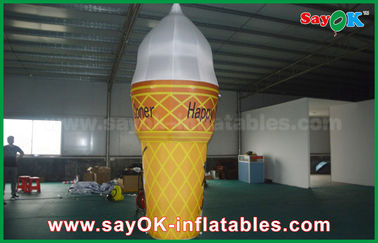 3m Height Full Print Customized Inflatable Ice Cream For Advertising
