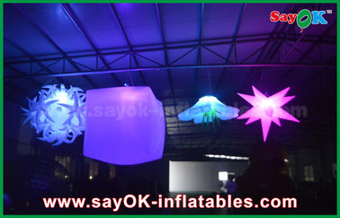 Flower Ball Light Inflatable Lighting Decoration For Stage Background