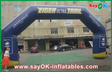 Entrance Gate Arch Designs 0.45mm Giant Pvc Inflatable Archway Inflatable Gate Advertising