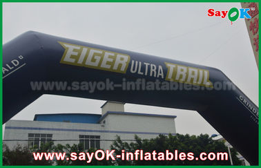 Entrance Gate Arch Designs 0.45mm Giant Pvc Inflatable Archway Inflatable Gate Advertising