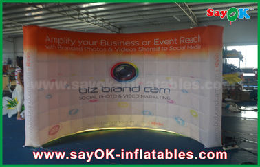 Event Booth Displays 3 X 1.5 X 2.3 M Led Wall Inflatable Photobooth With Printing