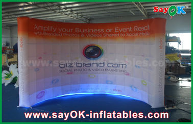 Wedding Photo Booth Hire Customized Led Air Wall Inflatable Photo Booth Lighting Wall