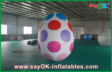 6m Inflatable Holiday Decorations Pvc Easter Egg Advertising Party Inflatable Eggs For Stage Props