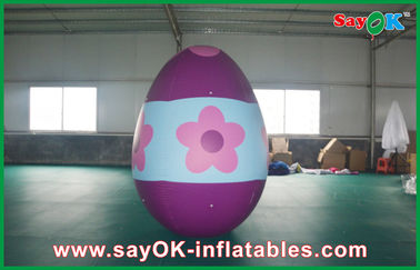 6m Inflatable Holiday Decorations Pvc Easter Egg Advertising Party Inflatable Eggs For Stage Props