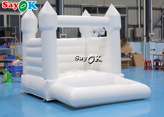 Tarpaulin Inflatable Bounce For Wedding Engagement Event Party 3.2x2.5x2.4m