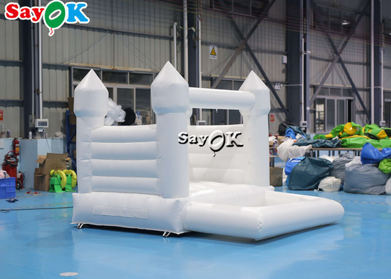 Tarpaulin Inflatable Bounce For Wedding Engagement Event Party 3.2x2.5x2.4m