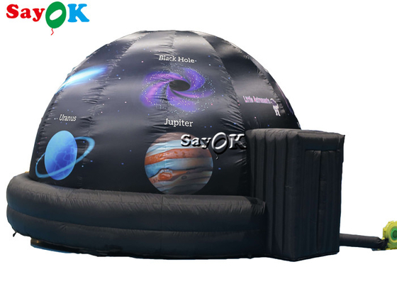 5m Diameter Inflatable Planetarium Black Projection Dome Tent For Science Dispaly