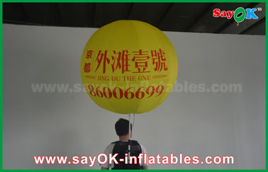 1.5m Inflatable Led Backpack Balloon Advertising Balloon With Print Giant Large Inflatable Helium Balloon