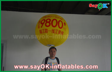 1.5m Inflatable Led Backpack Balloon Advertising Balloon With Print Giant Large Inflatable Helium Balloon