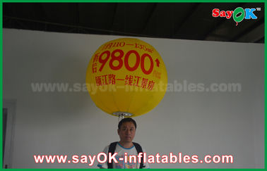 1.5m Inflatable Led Backpack Balloon Advertising Balloon With Print Giant Large Inflatable Helium Balloon