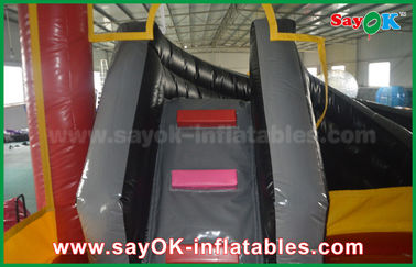 Commercial Inflatable Slide 4 X 6m Or Customized Size Inflatable Bouncy Jumping Toy Castle  Water Slide For Kids