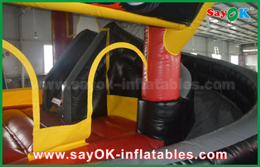 Commercial Inflatable Slide 4 X 6m Or Customized Size Inflatable Bouncy Jumping Toy Castle  Water Slide For Kids