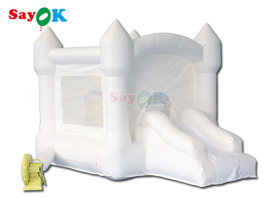 0.55mm PVC Inflatable Wedding Bounce House With Ball Pool For Festive Events