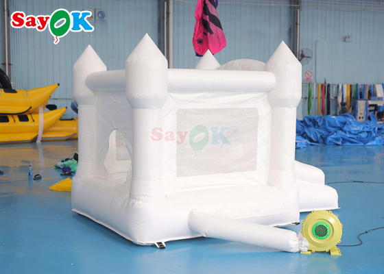 0.55mm PVC Inflatable Wedding Bounce House With Ball Pool For Festive Events