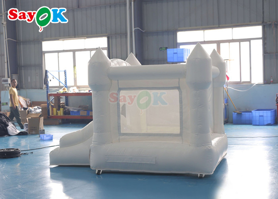 0.55mm PVC Inflatable Wedding Bounce House With Ball Pool For Festive Events