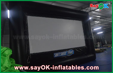 Inflatable Projector Screen 6 X 3.5m Pvc / Oxford Cloth Protable  Film Inflatable Movie Screen For Rental