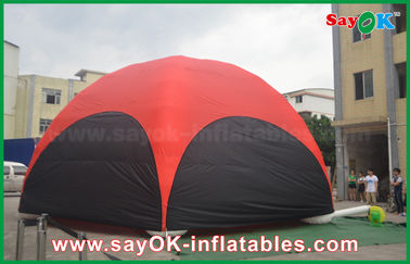 Air Tent Camping DIA 10m Outdoor Print Inflatable Spider Tent With  Four Side Walls Print Avaliable