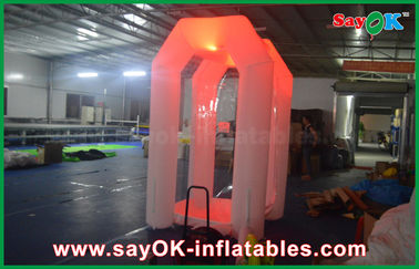 Inflatable Play Ground 16 Different Led Lights Customized Inflatable Cash Cube Money Booth Game