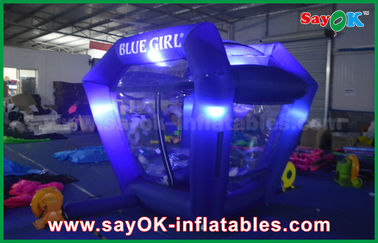 Customized Inflatables Lighting Protable Inflatable Cash Cube Money Booth Game For Promotional