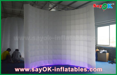 Inflatable Party Decorations 3mLx2.3mH Inflatable LED Wall Background  With Color Changing Light For Taking Photo