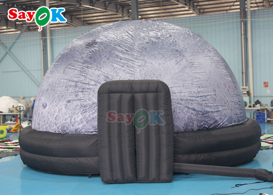 Craft 5m Diameter Dome Inflatable Planetarium Tent Custom Logo Pattern